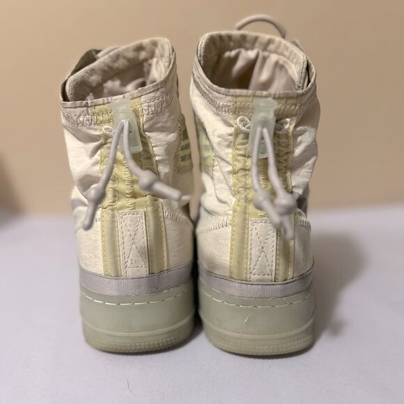 Nike Air Force One Shell Sail Desert Sand Atmosphere Grey Sneaker Boot Size 9 - Picture 11 of 14